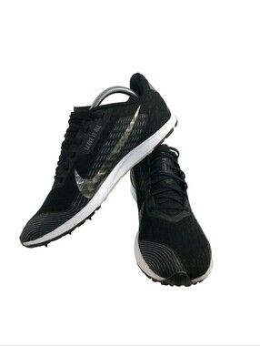 Nike Zoom Rival XC Track Running Shoes Black & White Sz 8